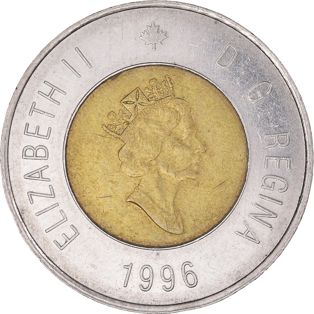 Moeda Canad Elizabeth II 2 Dollars 1996 Royal Canadian Mint