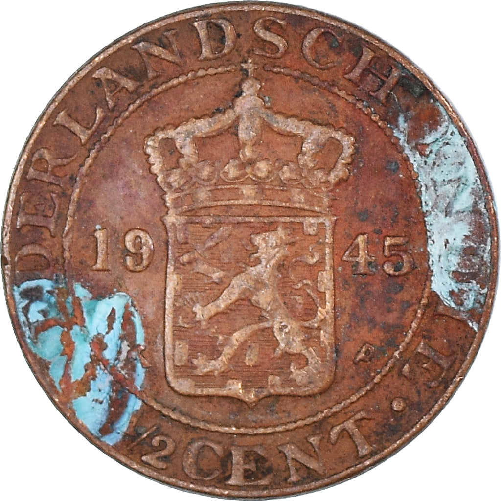 Coin Netherlands 2 1 2 Cents 1945 Numiscorner