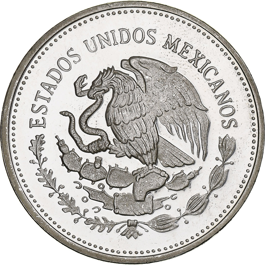 Coin Mexico 100 Pesos 1985 Mexico City MS 60 62 Silver KM 499