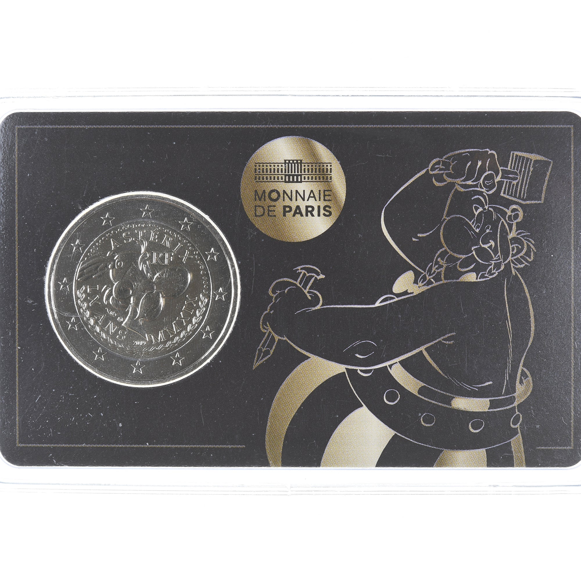 France 2 Euro 60 ans d'Astérix 2019 Monnaie de Paris Coin Card .BU FDC –