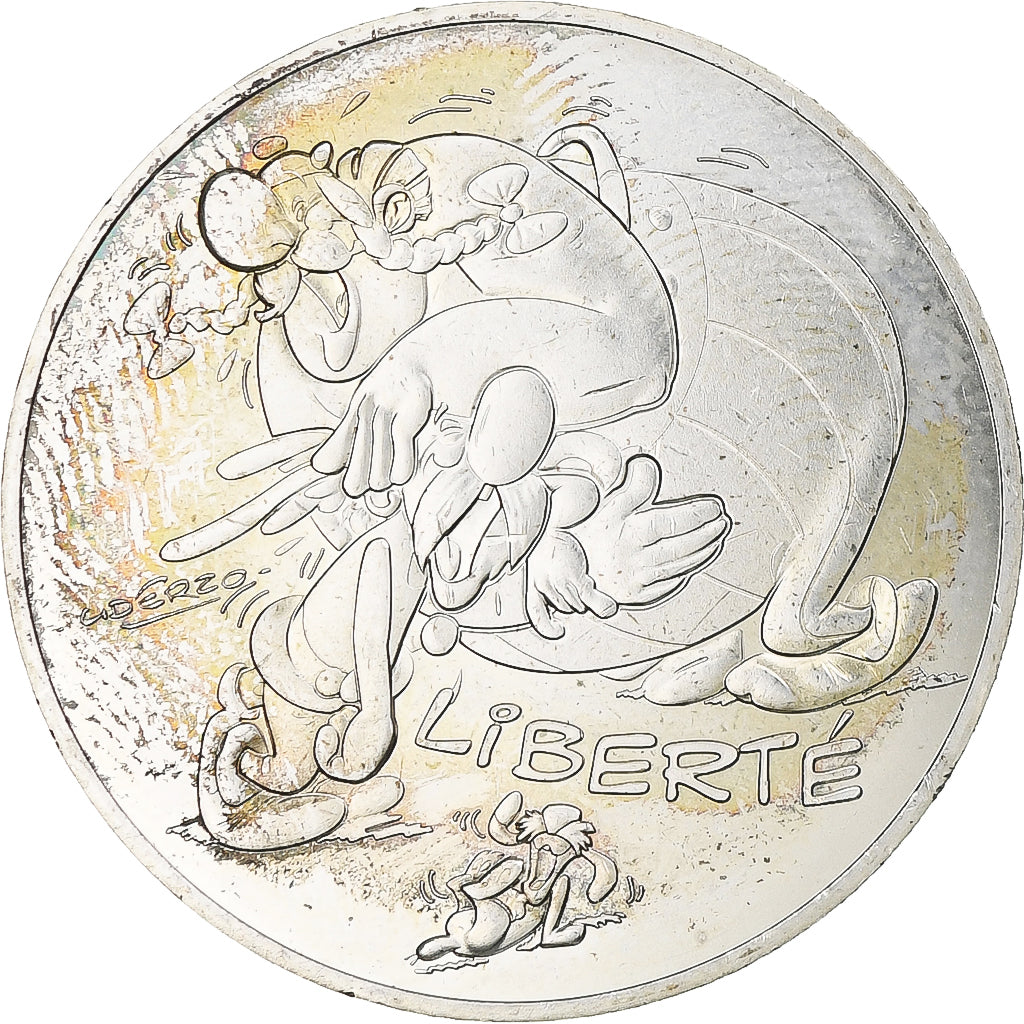 10 euros France 2015 Astérix Liberté Le Cadeau de César