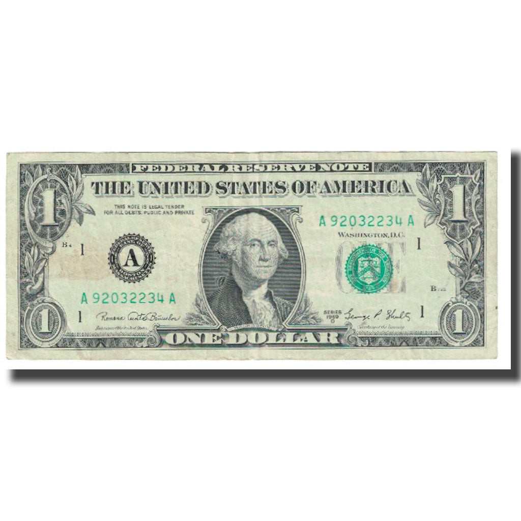 1917 1 Dollar Washington Legal Tender Currency Note VF
