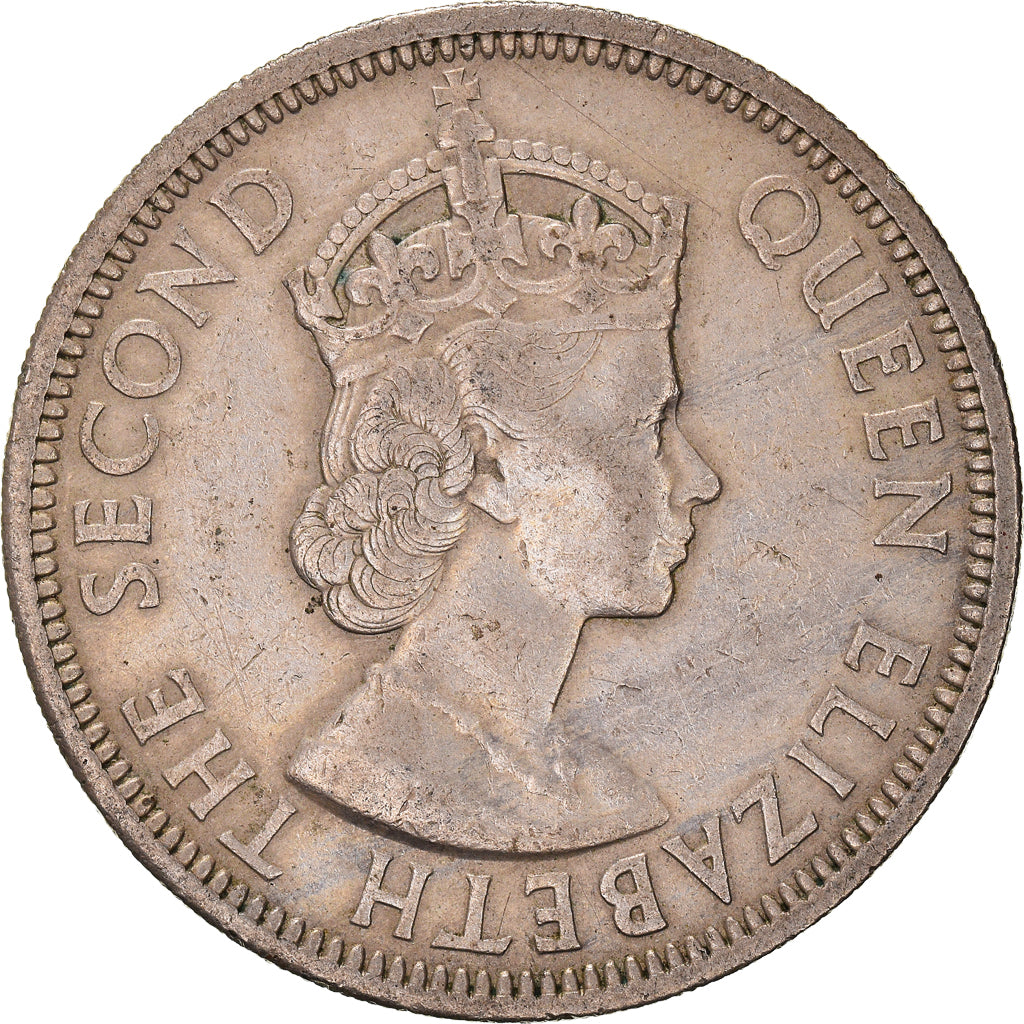 Coin East Caribbean States Elizabeth II 50 Cents 1965 EF 40 45