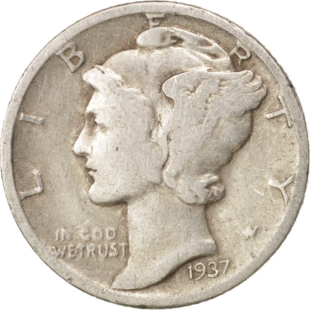 Mercury Dime 1937 store