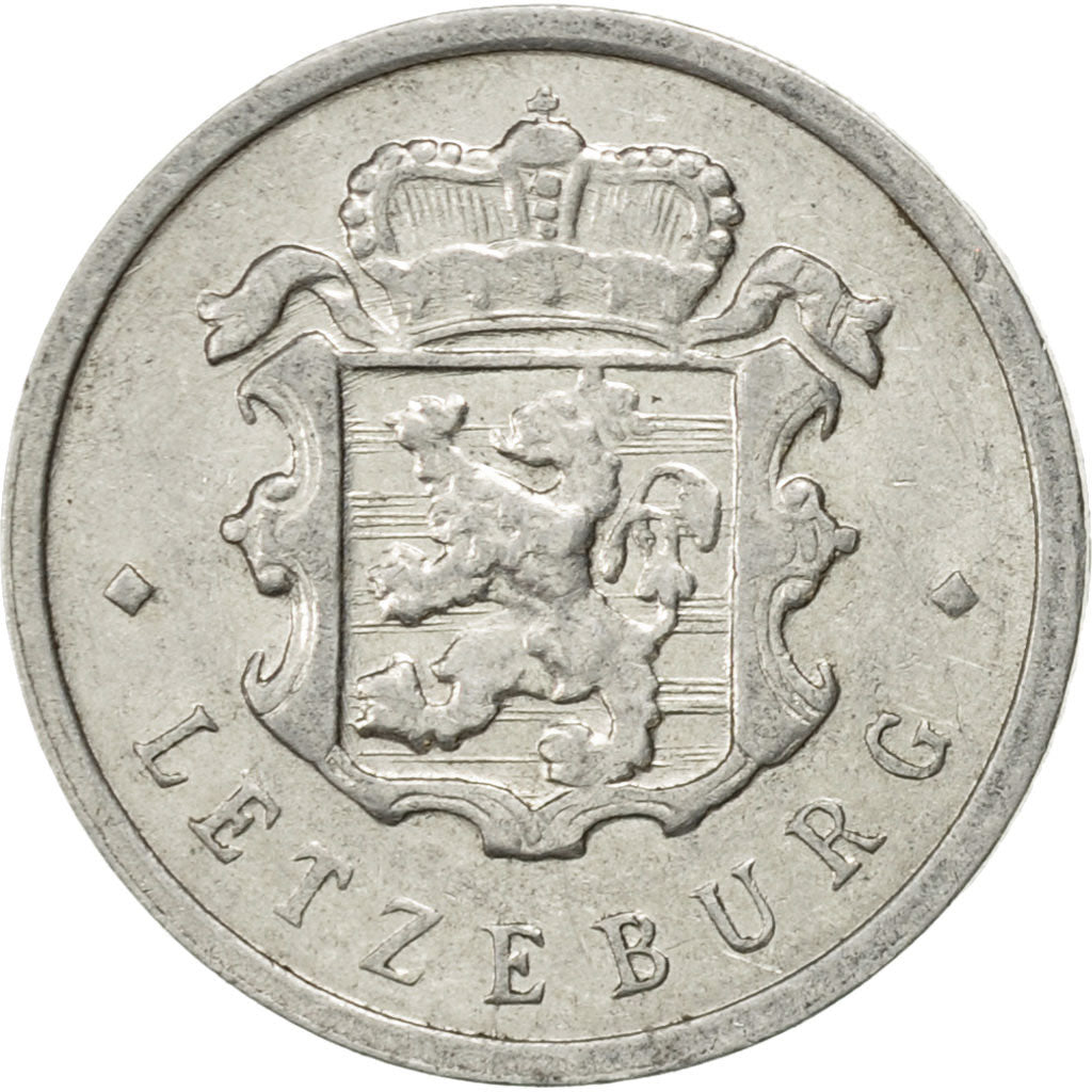 Coin Luxembourg Jean 25 Centimes 1954 EF 40 45 Aluminum KM 45a.1