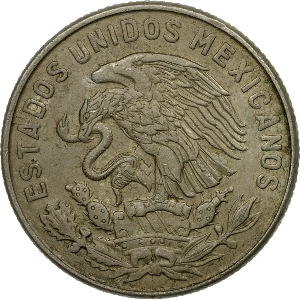 Coin Mexico 50 Centavos 1968 Mexico City EF 40 45 Copper nickel