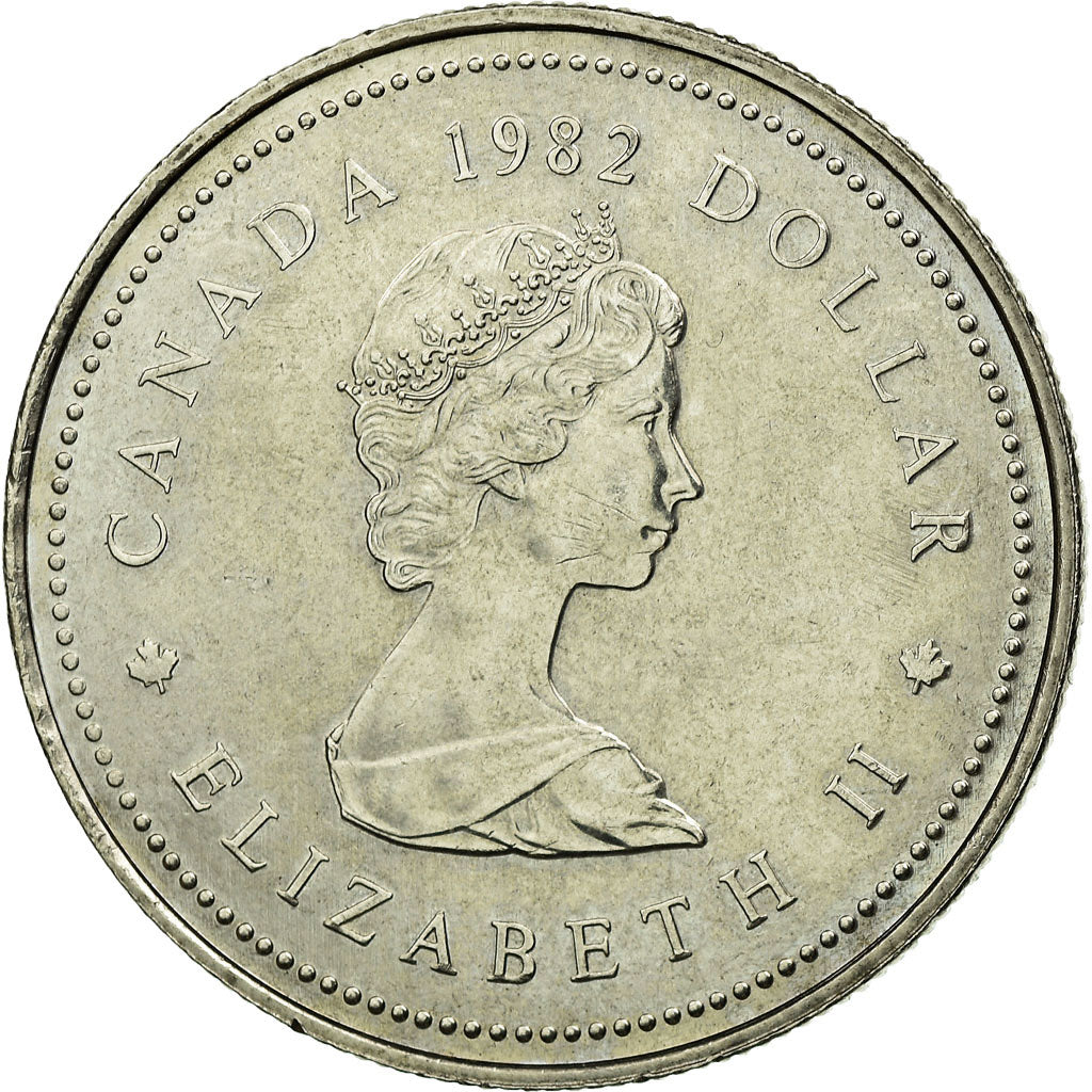 Coin Canada Elizabeth II Dollar 1982 Royal Canadian Mint Ottawa