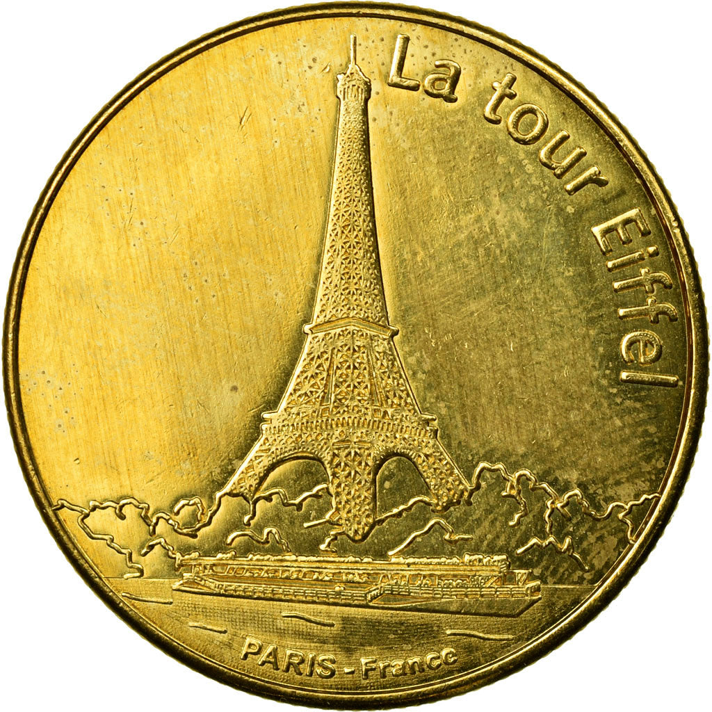 Francia Token Tourist Token Paris - La Tour Eiffel Médaille de