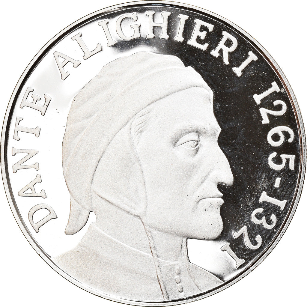 Italia medaglia Dante Alighieri FDC Argento Numiscorner