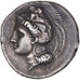 Lucania, Didrachm, ca. 334-300 BC, Velia, Plata, MBC, SNG-Cop:1563, HGC:1-1314