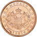 Monaco, Rainier III, Euro Cent, 2001, Paris, UNC-, Copper Plated Steel