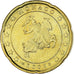 Monaco, Rainier III, 20 Euro Cent, 2002, Paris, SPL, Laiton, Gadoury:MC176