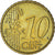 Monaco, Rainier III, 10 Euro Cent, 2002, Paris, AU(55-58), Brass, Gadoury:MC175