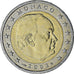 Mónaco, Rainier III, 2 Euro, 2002, Paris, AU(55-58), Bimetálico