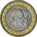 Monaco, Rainier III, Euro, 2001, Paris, VZ, Bi-Metallic, Gadoury:MC178, KM:173