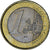 Monaco, Rainier III, Euro, 2001, Paris, VZ, Bi-Metallic, Gadoury:MC178, KM:173