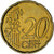 Monaco, Rainier III, 20 Euro Cent, 2001, Paris, VZ, Messing, Gadoury:MC176