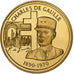 France, Medal, Charles De Gaulle, Gilt steel, MS(63)