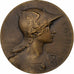 Frankreich, Medaille, Concours d'animaux reproducteurs Calais, 1906, Bronze