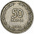 Israel, 50 Pruta, Miedź-Nikiel, EF(40-45)