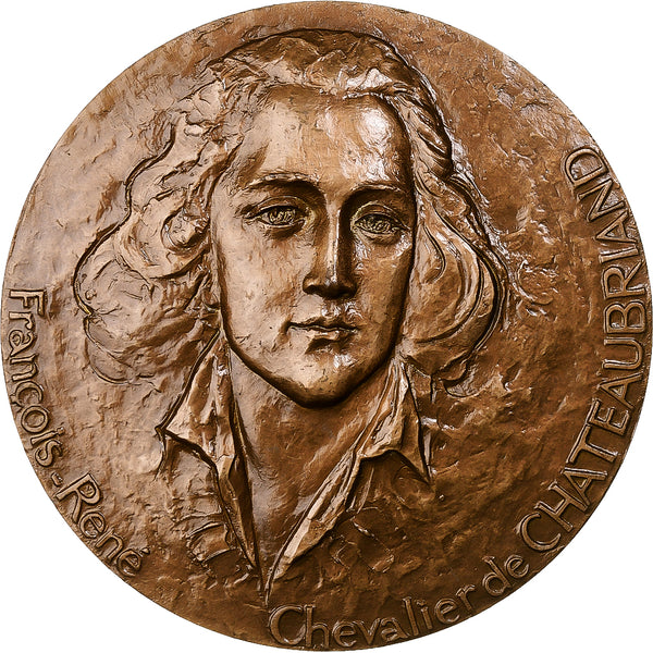 France, Medal, François René de Chateaubriand