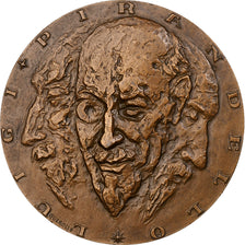 Frankreich, Medaille, Luigi Pirandello, 1967, Bronze, Quérolle, VZ