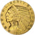 United States, $5, Half Eagle, Indian Head, 1911, U.S. Mint, Gold, AU(50-53)