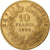 France, Napoleon III, 10 Francs, 1864, Paris, Gold, VF(30-35), Gadoury:1015