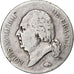 Frankrijk, Louis XVIII, 5 Francs, 1819, Paris, Zilver, FR, Gadoury:614, KM:711.1