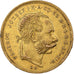 Hungary, Franz Joseph I, 8 Forint 20 Francs, 1874, Kormoczbanya, Gold