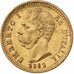 Italy, Umberto I, 20 Lire, 1882, Rome, Gold, AU(55-58), KM:21