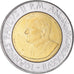 Moneta, PAŃSTWO WATYKAŃSKIE, John Paul II, 500 Lire, 1987, MS(65-70)