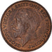 Coin, Great Britain, George V, Farthing, 1922, AU(50-53), Bronze, KM:808.2