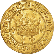 France, Philippe VI, Couronne D'or, 1340, Gold, MS(60-62), Duplessy:252