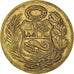 Coin, Peru, 1/2 Sol, 1960, EF(40-45), Brass, KM:220.5