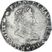 Moneda, Francia, Henri IV, 1/2 Franc, 1602, Montpellier, Rare, BC+, Plata