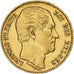 Belgium, Leopold I, 20 Francs, 20 Frank, 1865, Gold, AU(50-53), KM:23