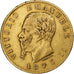 Italien, Vittorio Emanuele II, 20 Lire, 1873, Milan, Gold, SS, KM:10.3