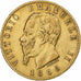 Italia, Vittorio Emanuele II, 20 Lire, 1868, Torino, Oro, MBC+, KM:10.1