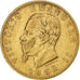 Italien, Vittorio Emanuele II, 20 Lire, 1862, Torino, Gold, SS, KM:10.1