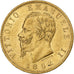 Itália, Vittorio Emanuele II, 20 Lire, 1862, Torino, Dourado, AU(50-53)