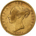 Grã-Bretanha, Victoria, 1/2 Sovereign, 1872, Dourado, VF(30-35), KM:735.2