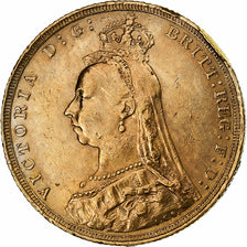 Gran Bretagna, Victoria, Sovereign, 1892, Oro, BB+, KM:767