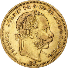 Austria, Franz Joseph I, 8 Florins-20 Francs, 1877, Oro, BB, KM:2269