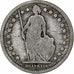 Switzerland, Franc, 1876, Bern, Silver, VF(20-25), KM:24