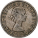 Wielka Brytania, 1/2 Crown, 1955, Miedź-Nikiel, VF(30-35), KM:907