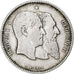 Bélgica, Leopold II, Franc, 1880, Plata, BC+, KM:38