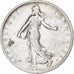 Francia, Franc, Semeuse, 1908, Paris, Plata, BC+, Gadoury:467, KM:844.1