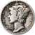 USA, Dime, Mercury Dime, 1941, U.S. Mint, Srebro, EF(40-45), KM:140