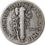 USA, Dime, Mercury Dime, 1940, U.S. Mint, Srebro, EF(40-45), KM:140